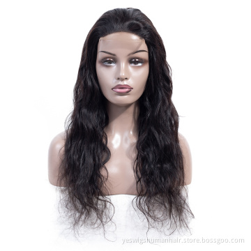 on sale 4x4 swiss lace closure malaysian human hair body wave wig for women double weft body wave malaysian hair extension wigs